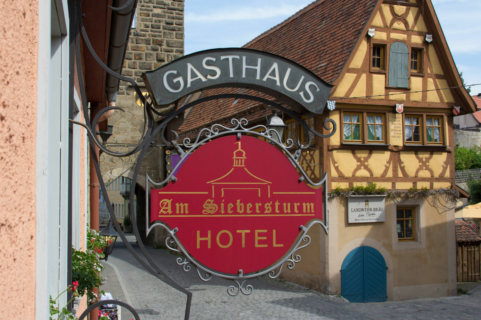 Hotel Am Siebersturm Rothenburg ob der Tauber Exterior photo